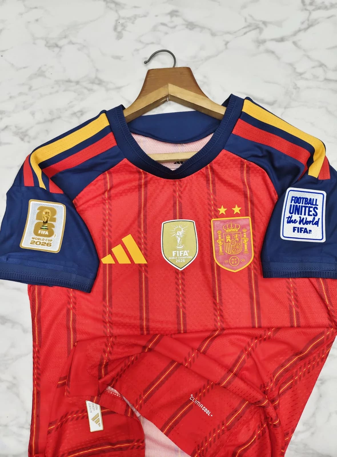 PLAYER SPAIN HOME WITH WC BADGES thumbnail 2